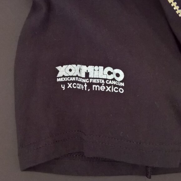 Karani Art Xoximilco Mexican Floating Fiesta Wrestling Mask T-Shirt Size Large L - Picture 3 of 3